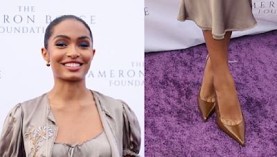 Yara Shahidi Pops in Lush Chocolate Brown Pumps at the Cameron Boyce Foundation’s 3rd Annual Cam for a Cause Gala in Los Angeles