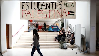 Ocupación y vigilia en la Universidad de Lisboa por el fin del "genocidio" en Palestina