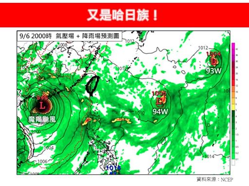 雙颱醞釀中！一個在台灣東方最新預測路徑曝 專家：颱風結伴齊走機率高