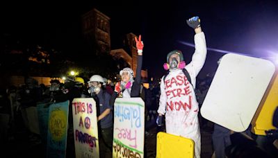 Police break up UCLA protest after three-hour stand-off