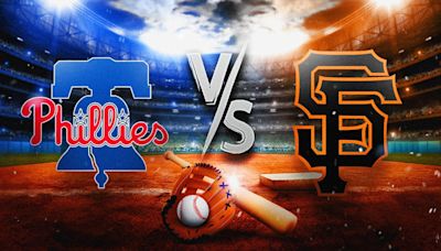 Phillies vs. Giants prediction, odds, pick