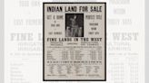 Fact Check: Posts Purportedly Shows 'Indian Land for Sale' Poster. Here's What We Found