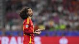 Aggrieved German supporters jeer Spain's Marc Cucurella during Euro 2024 semifinal vs. France