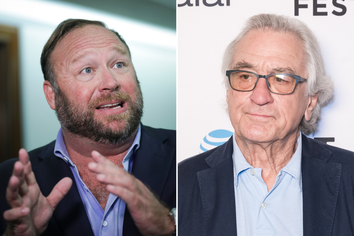 Alex Jones' Robert De Niro message takes off online