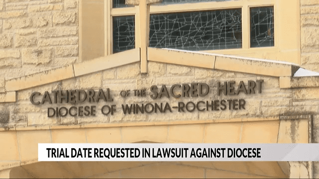 Trial date set in lawsuit against Diocese of Winona-Rochester