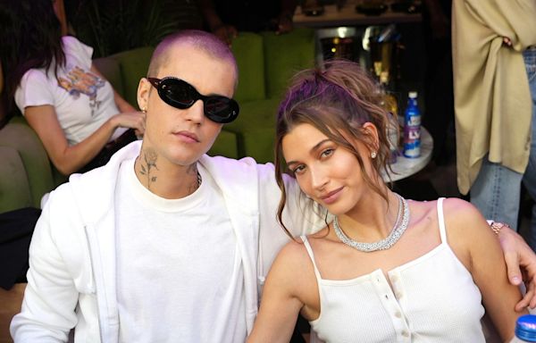 Pregnant Hailey Bieber Shows Off Bare Baby Bump While Out With Justin