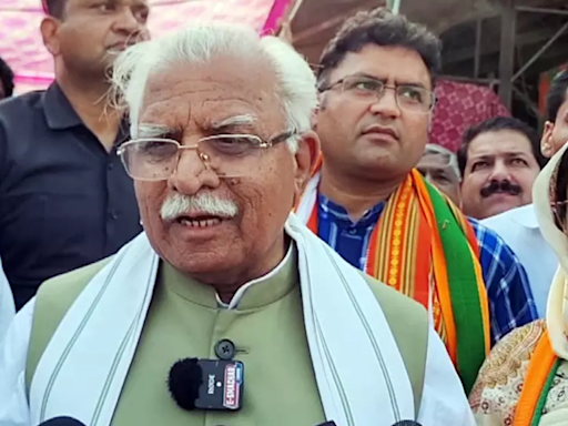 Manohar Lal Khattar says 'Congress' lies' won't work in upcoming Haryana polls | India News - Times of India