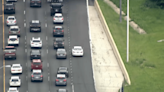 WATCH: Video captures car weaving in and out of traffic during police chase on expressway in Chicago suburb