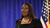 Letitia James posts warning message