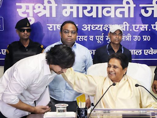 Mayawati declares nephew Akash as her heir again, reverses previous decision