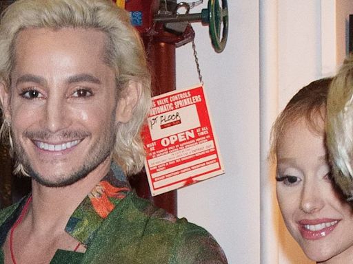 Ariana Grande surfaces with Frankie post-nose job to see Ethan Slater