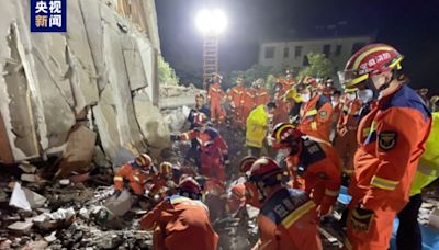 安徽強降雨一棟樓房突坍塌 「4人遇難」12歲女孩搶救中