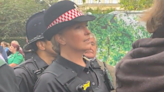 Penny Lancaster takes to the streets to police Queen’s funeral procession