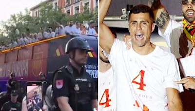 Spain stars Rodri and Morata under Uefa investigation after Euros parade