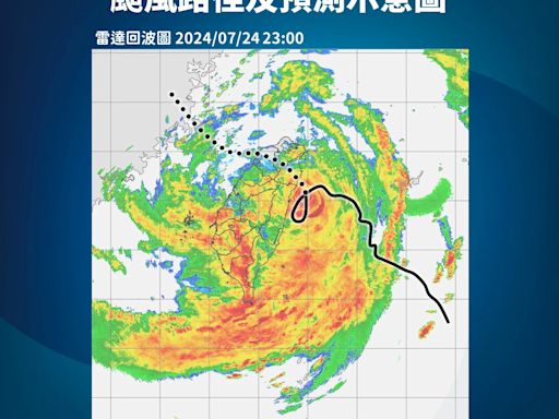 凱米強颱凌晨南澳登陸！氣象署提醒中南部：降雨才剛開始