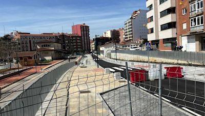 Las obras del entorno de Feve en León entran en su recta final