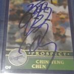 棒球天地---絕版品--陳金鋒 小聯盟 2003簽名球員卡.值得珍藏.字跡漂亮超稀少