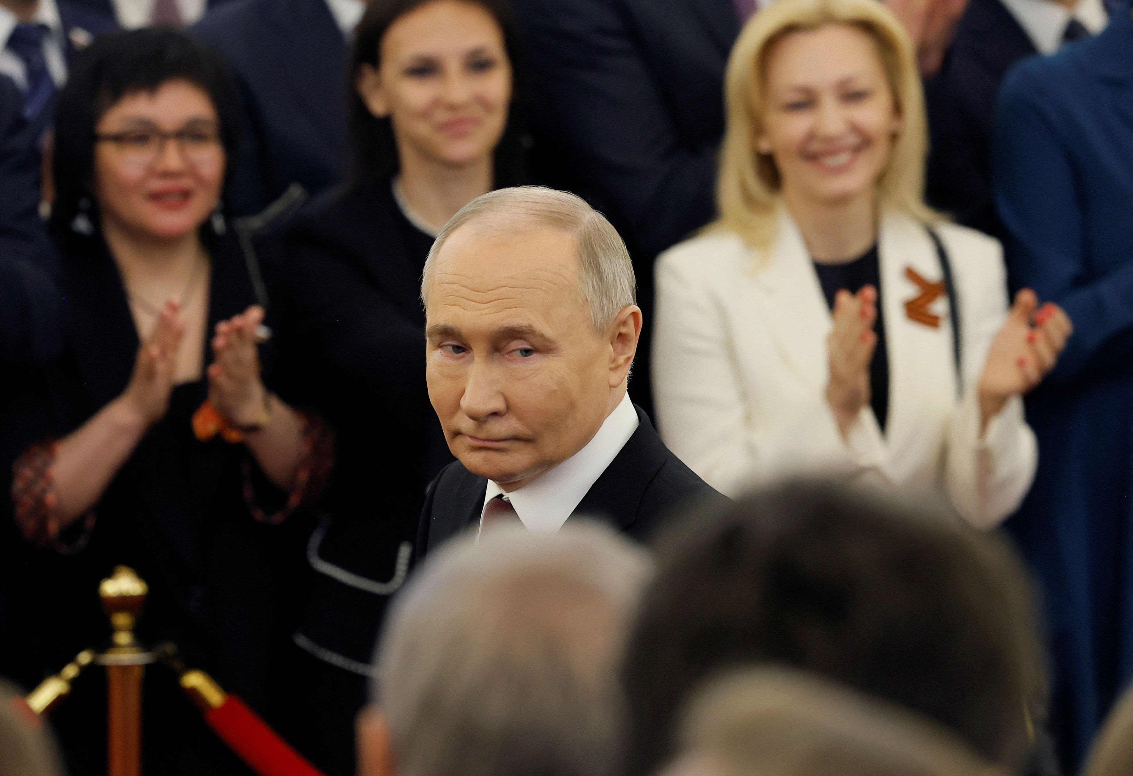 Putin sworn in for fifth term as president, tightening his grip over Russia