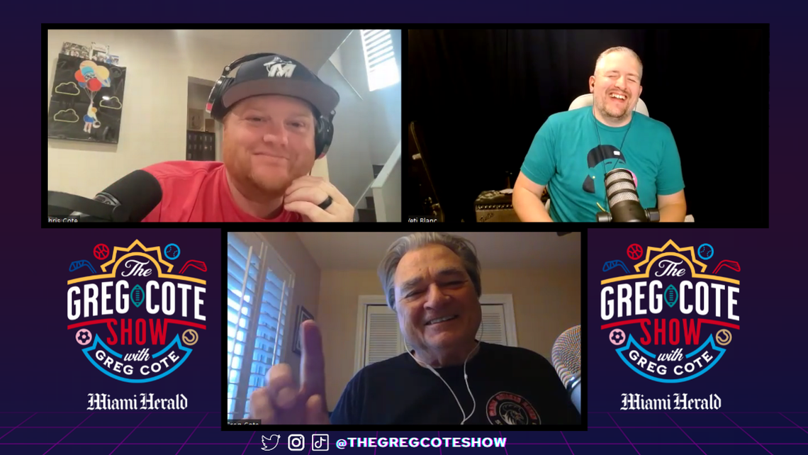 Greg Cote Show: Greg’s dumb, costly bet, the Panthers’ huge win and 3-1 lead, air guitar & lots more