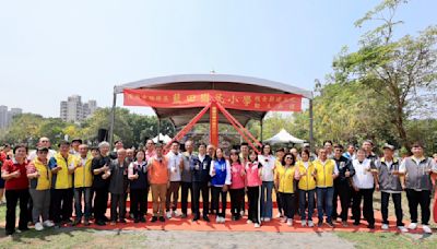 藍田國小校舍新建工程動土 陳其邁：因應產業需求 提升生活機能 校舍納入淨零概念、全校區鋼骨構造全國第一 | 蕃新聞