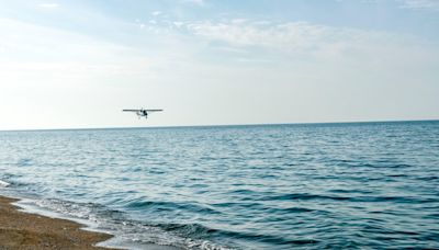 Small plane flips into "headstand" as pilot crash lands it on a Long Island beach (video)