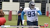 Hard to Miss T'Vondre Sweat at Titans Rookie Camp - WDEF