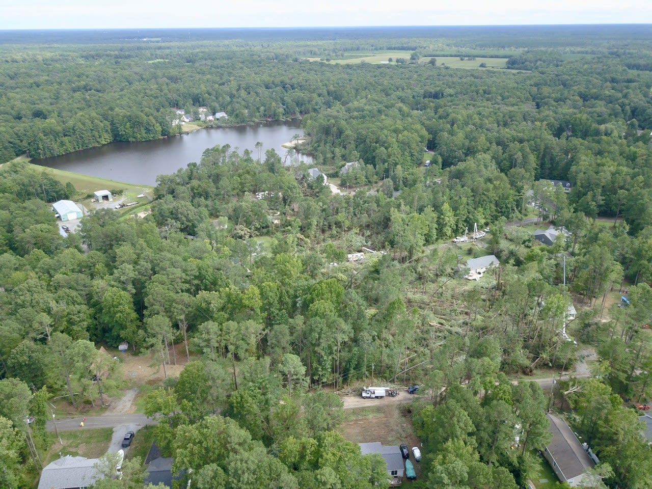 At least 30 homes in Caroline County damaged by tornado, up to 110 mph winds