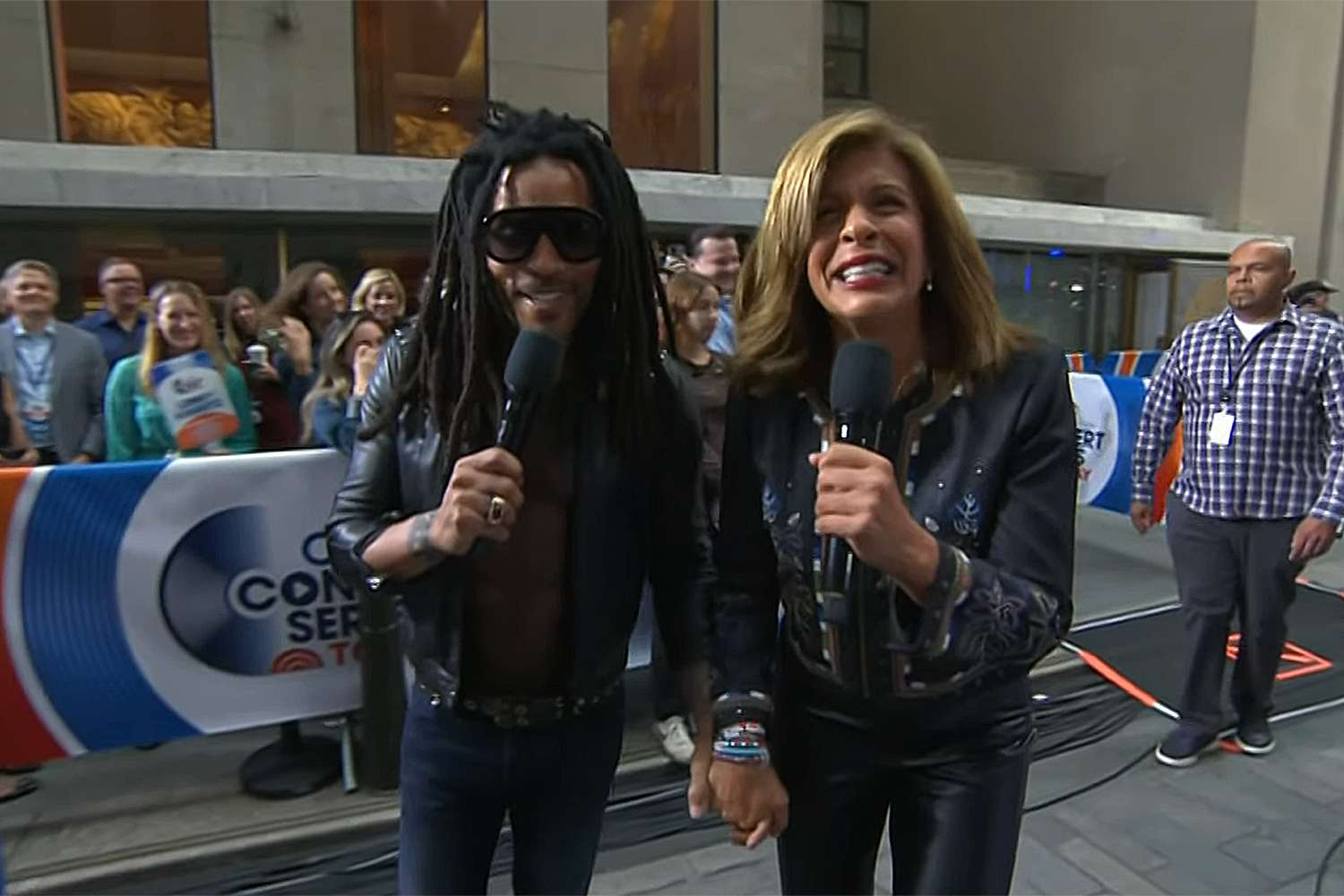 Jenna Bush Hager Tries to Set Lenny Kravitz Up with Hoda Kotb After They Hold Hands on the 'Today' Show