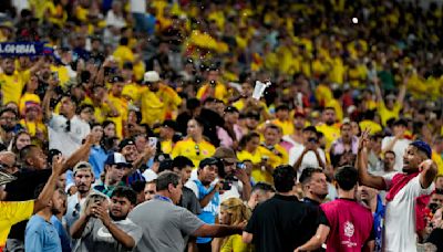 Darwin Núñez, Uruguay teammates enter stands as fans fight after Copa America loss to Colombia