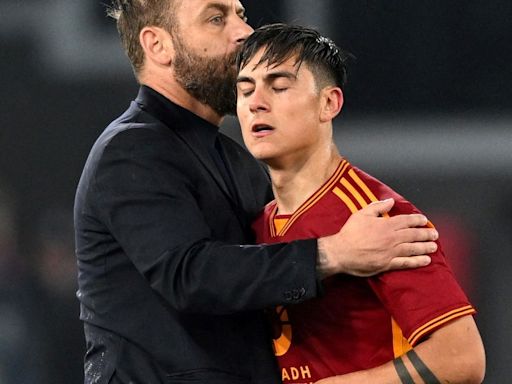 El piropo de De Rossi a Dybala en la previa de Roma - Juventus