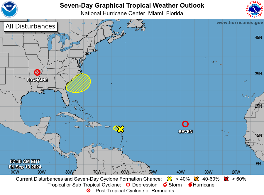 Storm tracker: Francine expected to dissipate Friday; another tropical storm could form