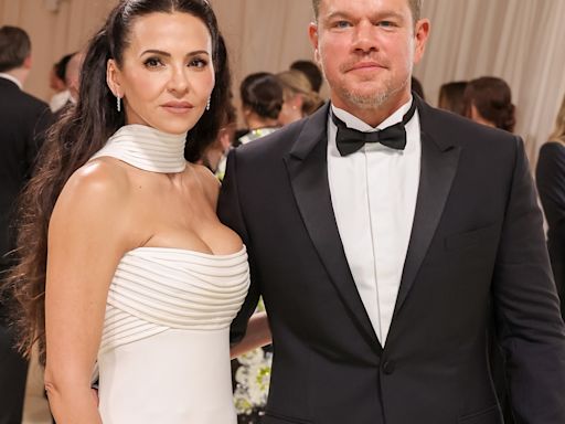 Matt Damon and Luciana Barroso Turn 2024 Met Gala Into Rare Date Night