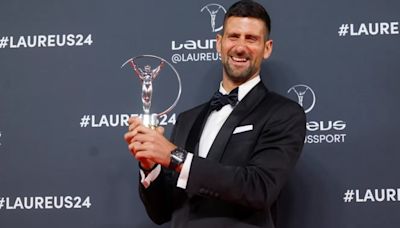 Novak Djokovic le ganó el Premio Laureus a Messi: cuántas veces se quedó con el galardón