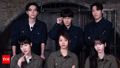 Watch Karina, Hyeri, Kim Do Hoon, and others fully engrossed in their roles in 'Agents Of Mystery' - Times of India