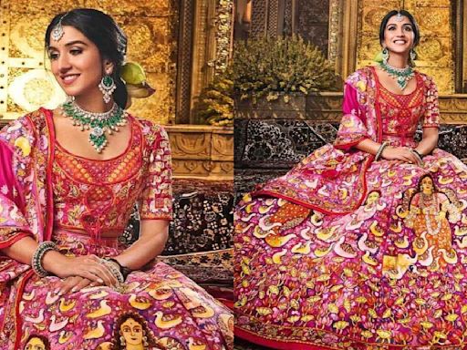 Radhika’s FIRST LOOK as Mrs Anant Ambani in Abu Jani Sandeep Khosla lehenga paints a story of love, fashion and art