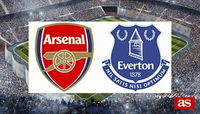 Arsenal vs Everton: estadísticas previas y datos en directo | Premier League 2023/2024