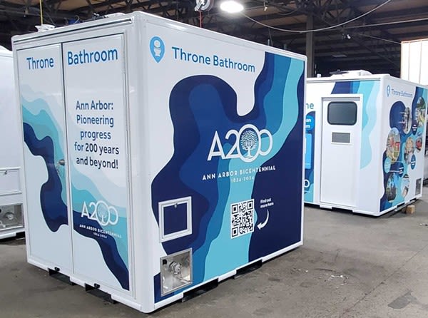 Ann Arbor launches free portable public restrooms pilot program