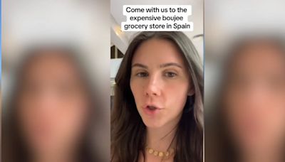 Una estadounidense va al supermercado más caro de España y se queda sorprendida con algunos productos y sus precios: “Un huevo de avestruz por 47 €”