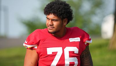 Andy Reid Updates on Kingsley Suamataia's Progress, Chiefs' LT Battle at Camp