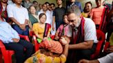 Rahul Gandhi visits relief camps in Manipur; first visit to strife-torn state as Leader of Opposition | Mint