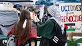 UC Irvine pro-Palestinian encampment makes preparations as counter-protestors arrive