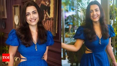 Esha Kansara shares 'Monday Blues' post in a stunning blue attire | Gujarati Movie News - Times of India