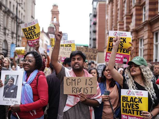 Tram lines blocked as protests continue over Manchester airport police incident