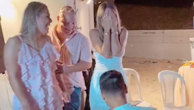 VIDEO: Christian Daniel compromete a Stephanie Font en medio de su 'gender reveal'