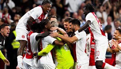 Ajax win 25-minute long penalty shootout 13-12 after 34 spot-kicks