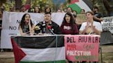 La Acampada por Palestina sigue de forma indefinida y pide reunirse con la rectora de la UV