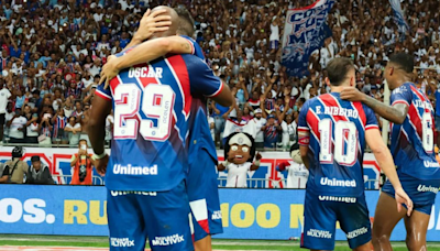 De virada Bahia vence o Cruzeiro por quatro a um