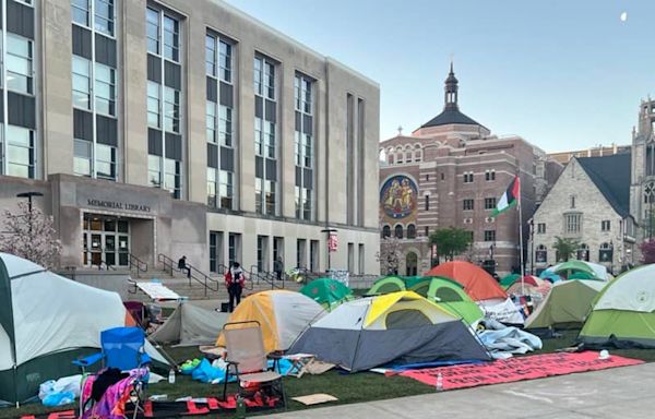 Pro-Palestine protest continues on UW-Madison campus