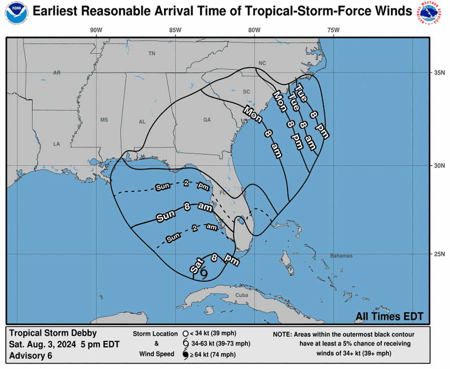 Tropical Storm Debby forms, moves into Gulf; see possible impacts for Fort Myers, Lee County