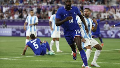 France victory over Argentina sparks ugly scenes at Olympic grudge match